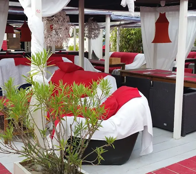 réservation L'Idylle restaurant plage
